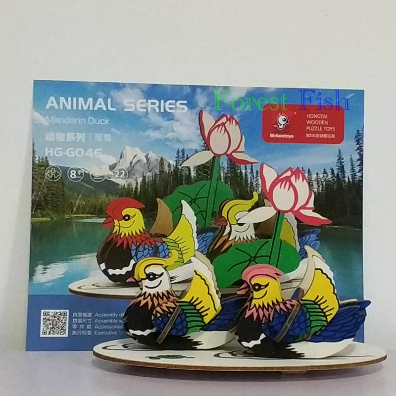 Это мандарин Дак из Китая пар лучший подарок для детей любителей 3D пазл всего 10