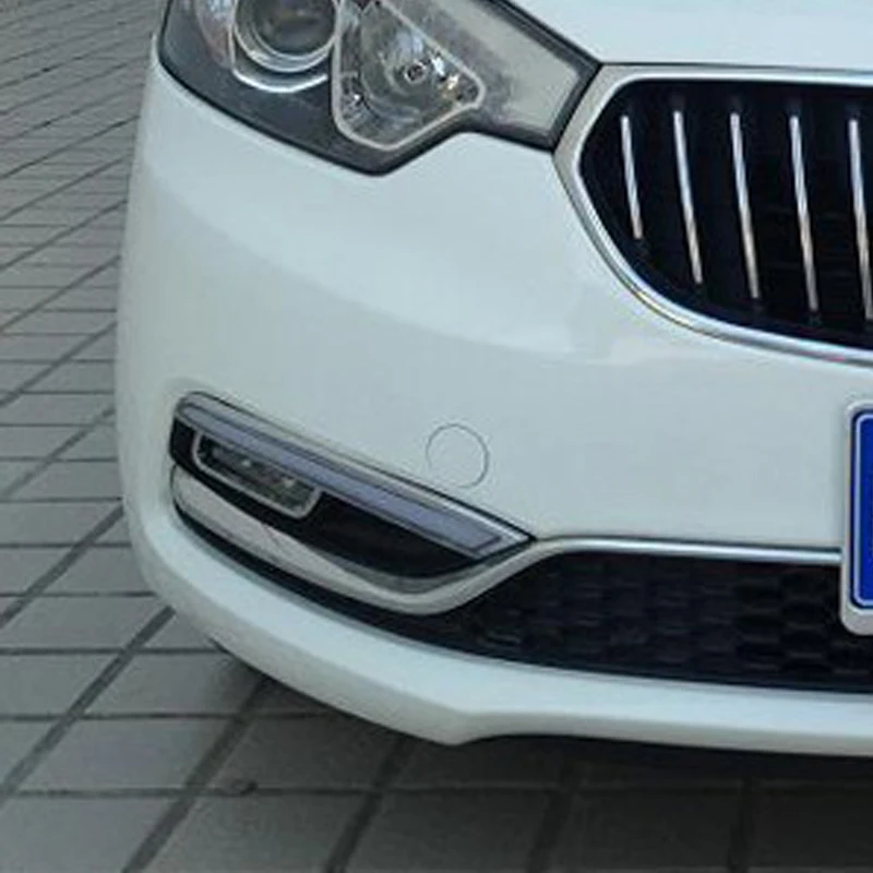 Hlxg 2 шт. DRL для Kia K3 2013 2014 светодиодный светильник дневного света автомобиля