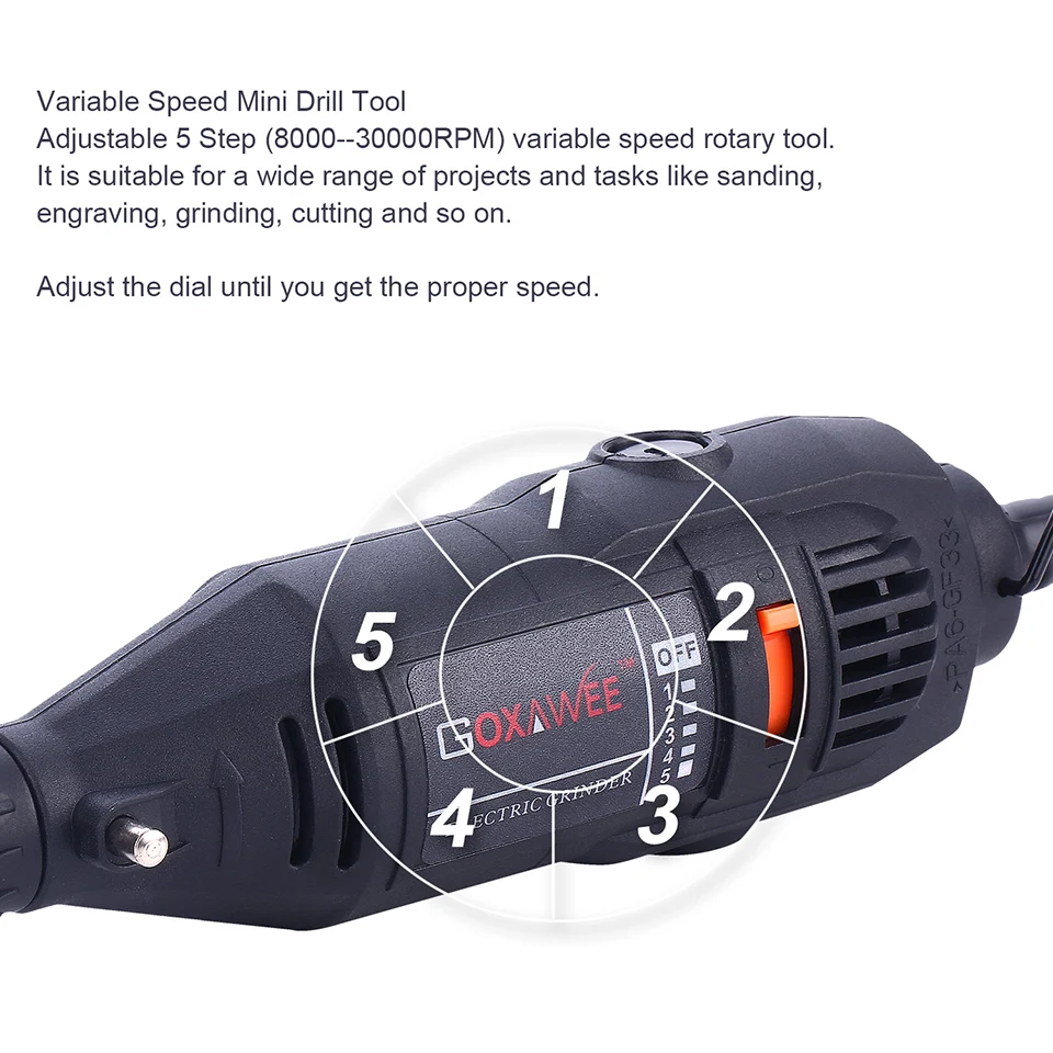 Электрическая ручная мини дрель GOXAWEE вращающиеся инструменты гравер по металлу и