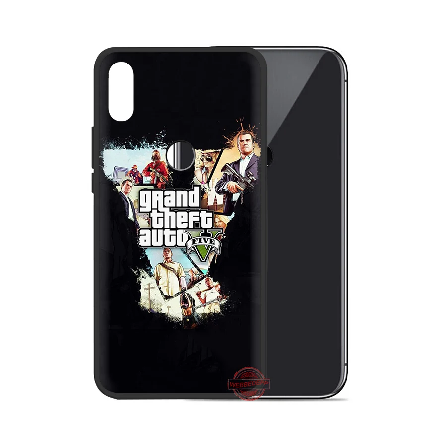 WEBBEDEPP Grand Theft Auto GTA V Мягкий чехол для телефона Redmi Note 8 7 6 5 Pro 4A 5A 6A 4X Plus S2 Go s | Мобильные