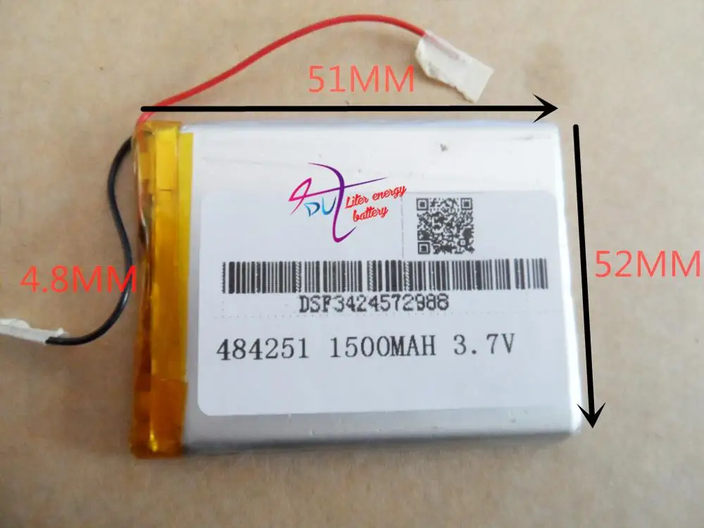 Лучший бренд батареи 1500mah 3 7 V полимерный литиевый аккумулятор 484251 C430H C430T C430P BAK C430 +
