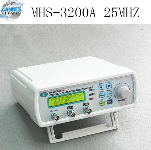 Mhs 3200a цифровой двухканальный DDS генератор сигналов USB TTL Программы для компьютера