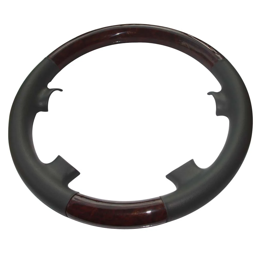 Серый кожаный чехол на руль для Mercedes Benz 00-02 W210 E E320 E430 97-02 W208 C208 A208 CLK CLK320 CLK430 CLK55 AMG |