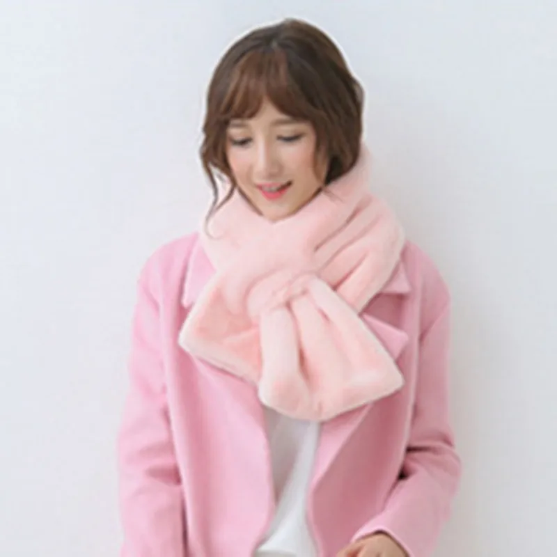 2018 шарф из искусственного меха женский роскошный брендовый зимний для женщин