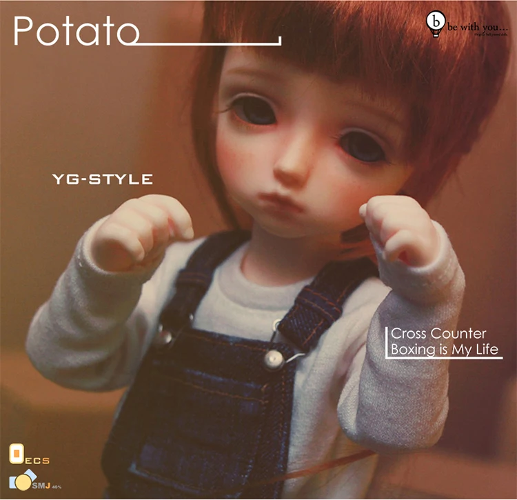 Кукла картофеля 1/6 BJD/SD модная красивая кукла Lonnie из смолы для маленькой девочки