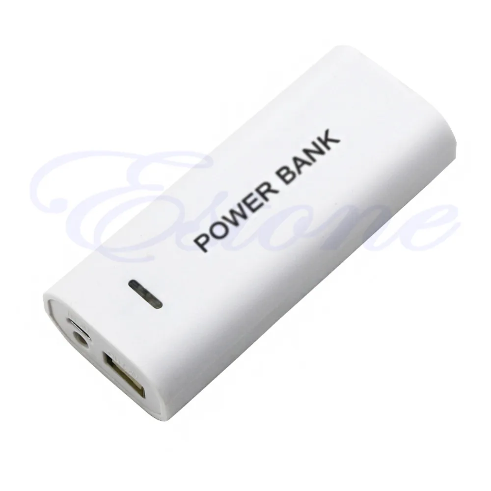 1 шт. Новый портативный внешний аккумулятор 5600 мАч 18650 USB зарядное устройство