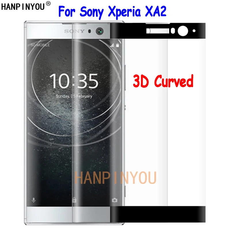 Для Sony Xperia XA2/Dual H3113 H3123 5 2 &quot9 H ультра тонкий 3D изогнутый полный Чехол передняя