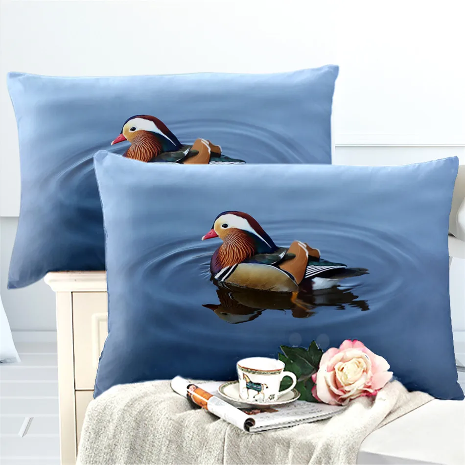 Набор постельного белья 3D с принтом мандарина утки пододеяльник набор в