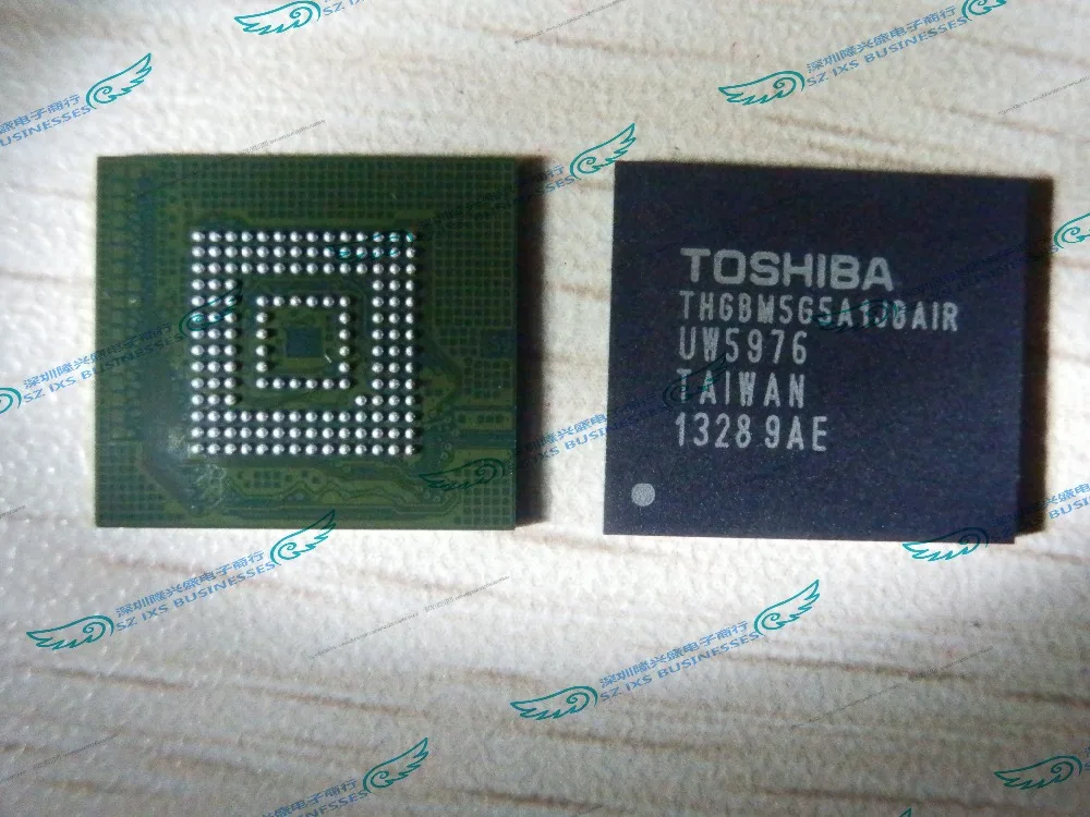

2 шт./лот THGBM5G5A1JBAIR 153VFBGA MLC NAND Flash Serial e-MMC 3,3 V 32G-bit
