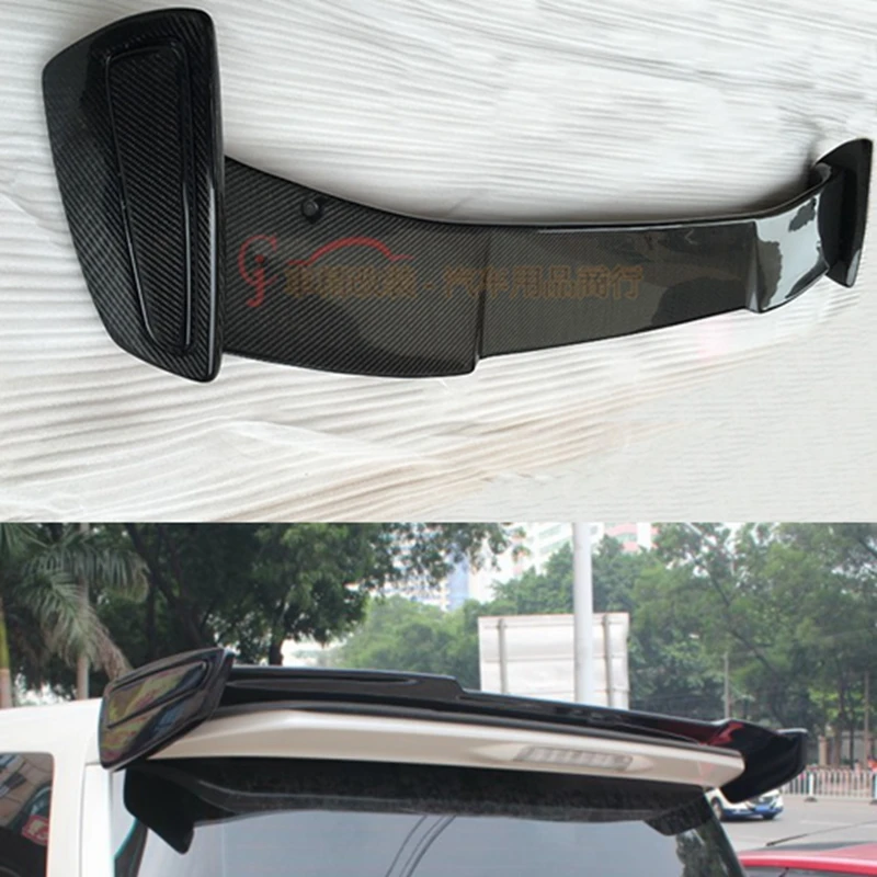 

Car Styling Carbon fiberTrunk Boot Wing Roof Lip Spoiler For Toyota Alphard 2012 2013 2014 2015