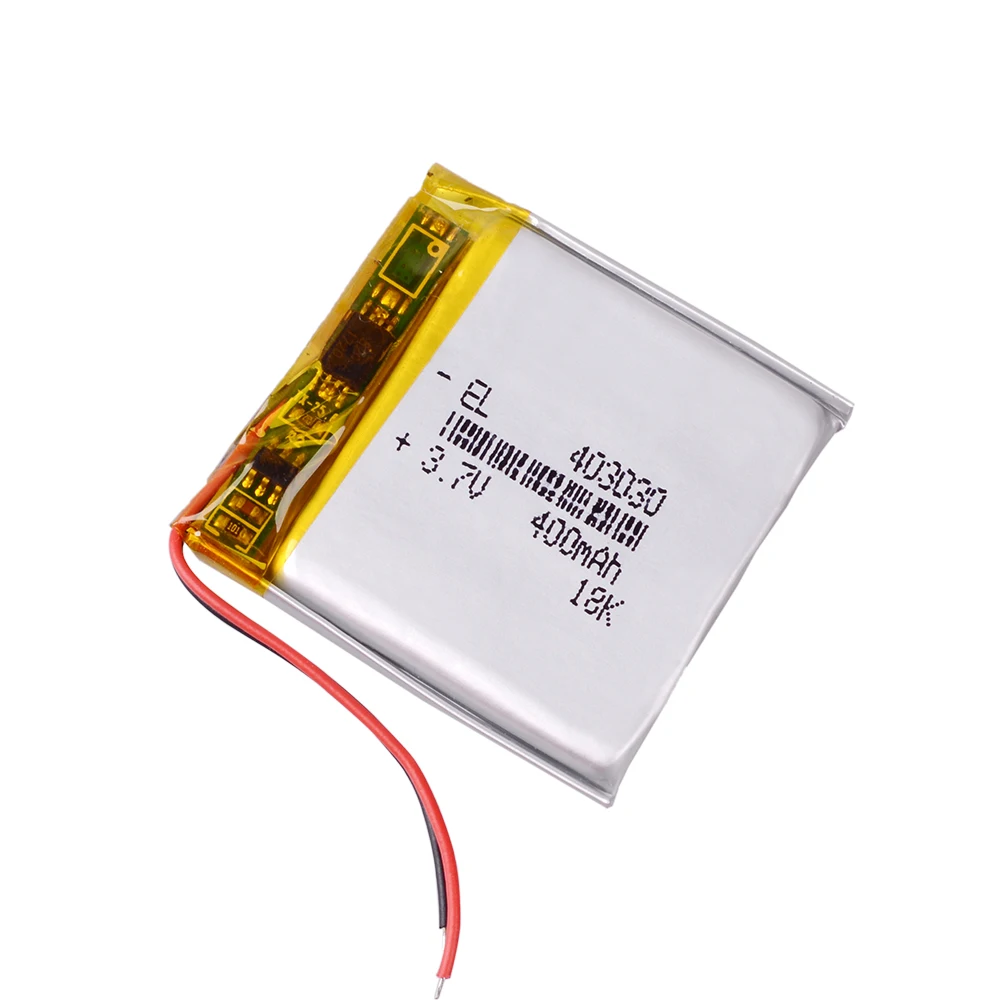 403030 3 7 в 400 мАч литий полимерный аккумулятор для DVR GPS PSP PDA MP3 MP4 bluetooth гарнитура