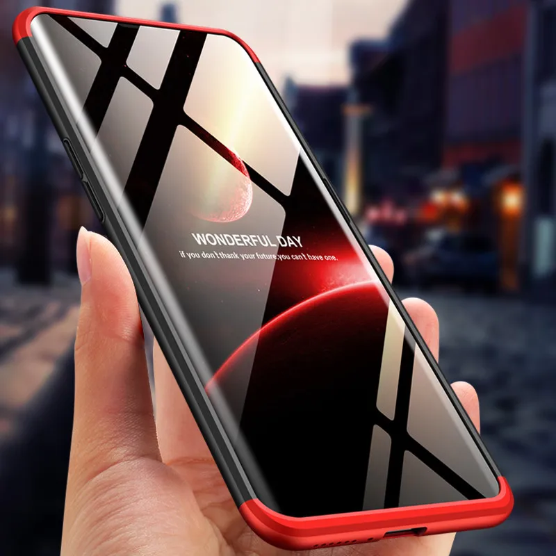 

360 Protection Full Cover Back Case For OPPO Find X Hard Plastic Matte 3 In 1 Phone Bags Fundas Coque Copa