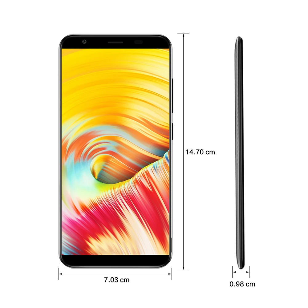 Vernee T3 Pro 4G Phablet 5 дюймовый Android 8 1 MTK6739 4 ядра 3 GB Оперативная память 16 Гб Встроенная
