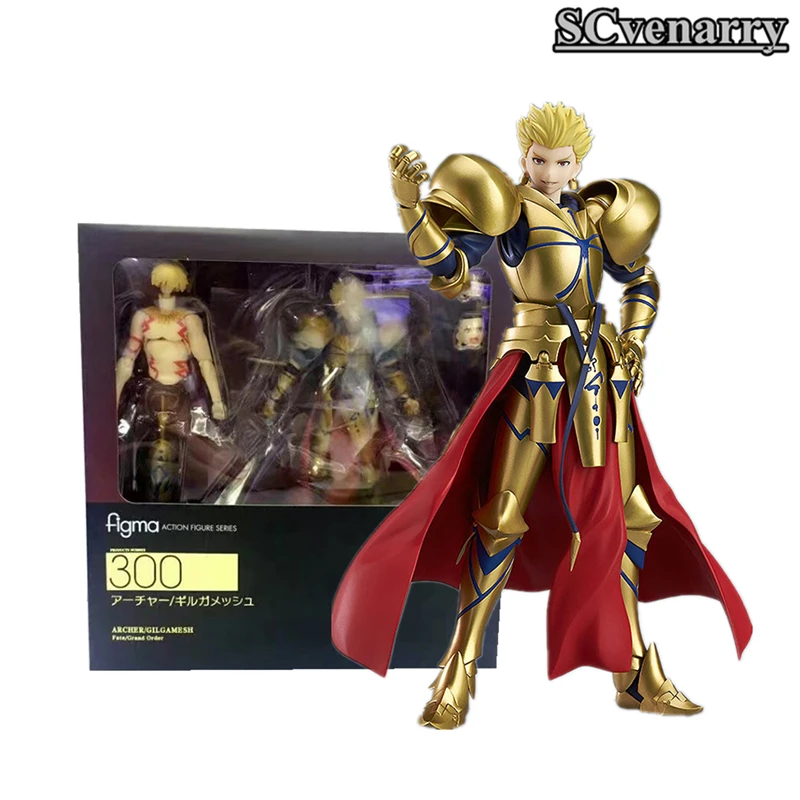 Figma 300 Fate stay Night Gilgamesh ПВХ фигурка Коллекционная модель подарок на Рождество