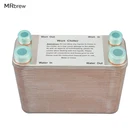 Охладитель сусла для пива, 60 тарелок, охладитель 304 из нержавеющей стали 12 дюйма NPT X 34 дюйма NPT, инструменты для Охлаждения пива дома