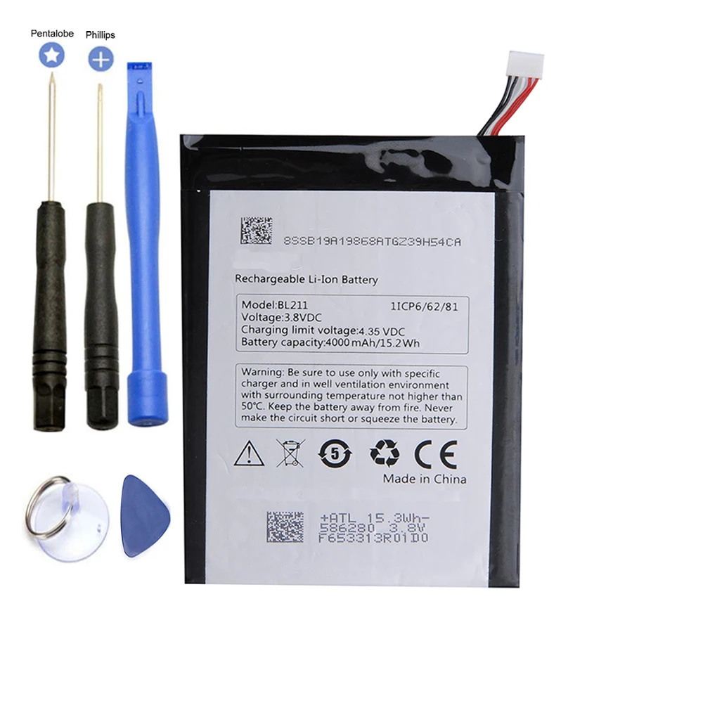 Аккумулятор BL 211 для Lenovo P780 Bl211 4000 мАч, сменный аккумулятор большой емкости