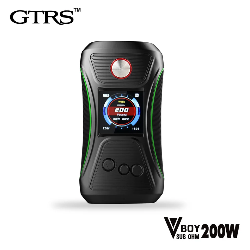 Оригинальный GTRS Vboy 200 Вт бокс мод SX500 Чип высокопроизводительный чипсет 18650 V BOY