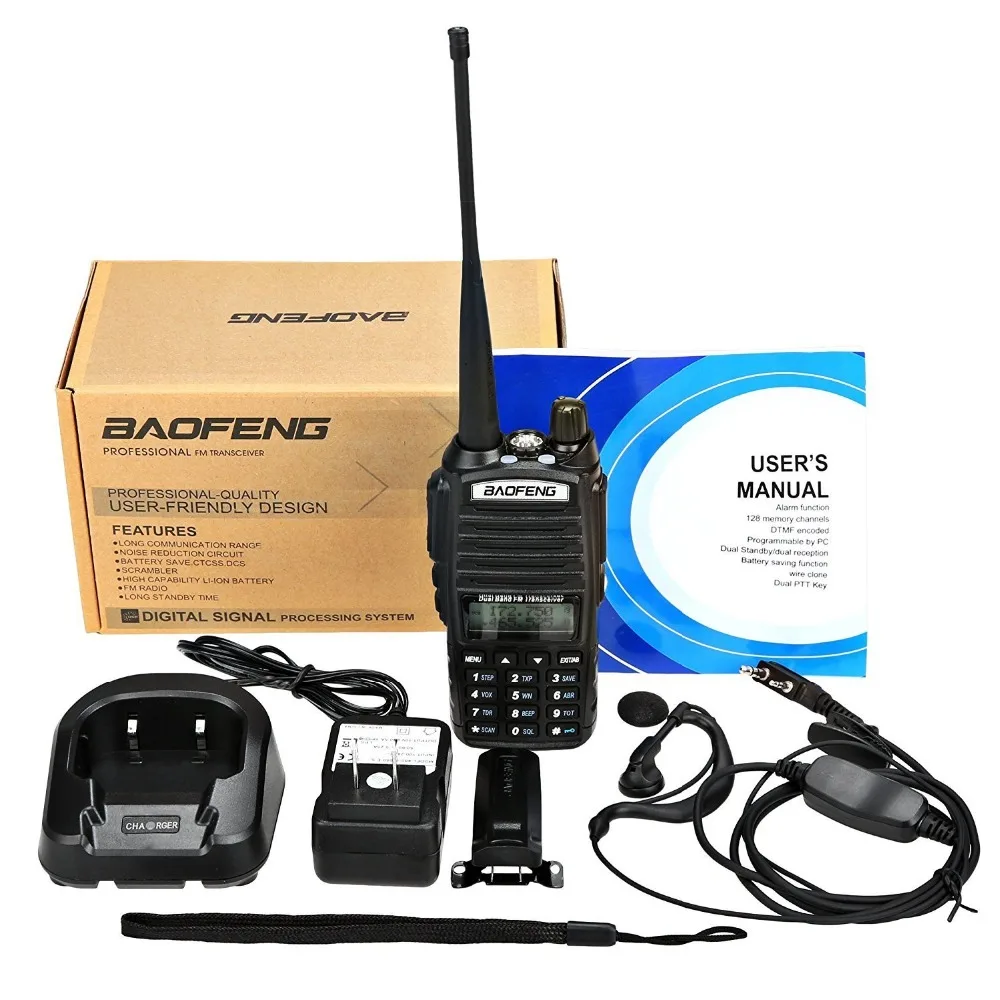 Портативная рация дальнего действия Baofeng UV 82 plus 8 Вт портативное радио