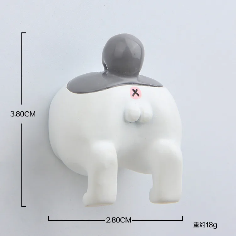 Японская мультяшная 3d фигурка кошки задницы ягодиц магнитная модель Детская