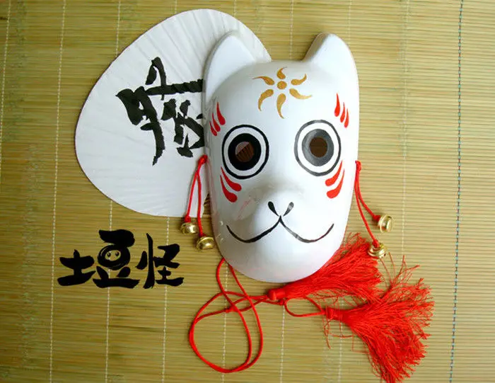 Hotarubi no Mori e Gin напечатанная вручную аниме маска для косплея Хэллоуина|mask halloween