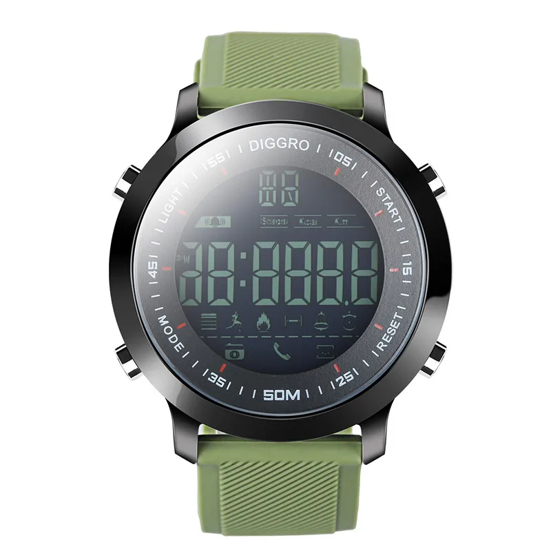 AOSMAN спортивные умные часы EX18C Bluetooth 4,0 спортивные часы 5 АТМ Водонепроницаемость уведомления о звонках дистанционное управление будильник