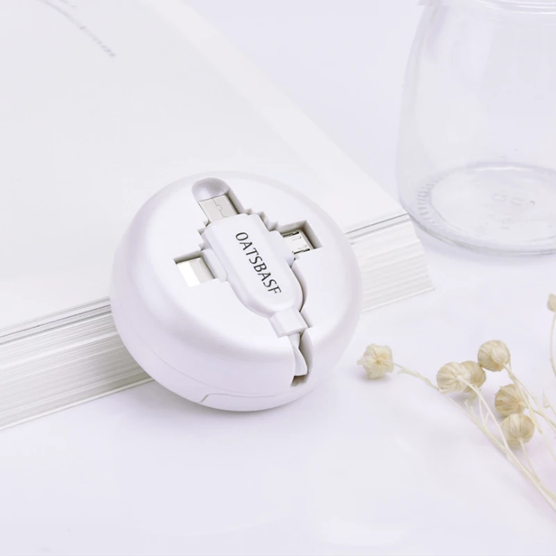 Черный usb-кабель для зарядки mini 3 в 1 usb кабель 1 м Универсальный зарядный кабель для iphone xiaomi huawei samsung