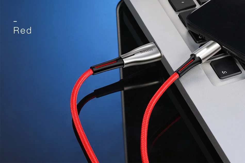 Baseus USB кабель для iPhone XR Xs Max X Кабель зарядного устройства 2.4A Быстрая зарядка освещения для iPhone 8 7 Plus Xs зарядка USB кабель для передачи данных
