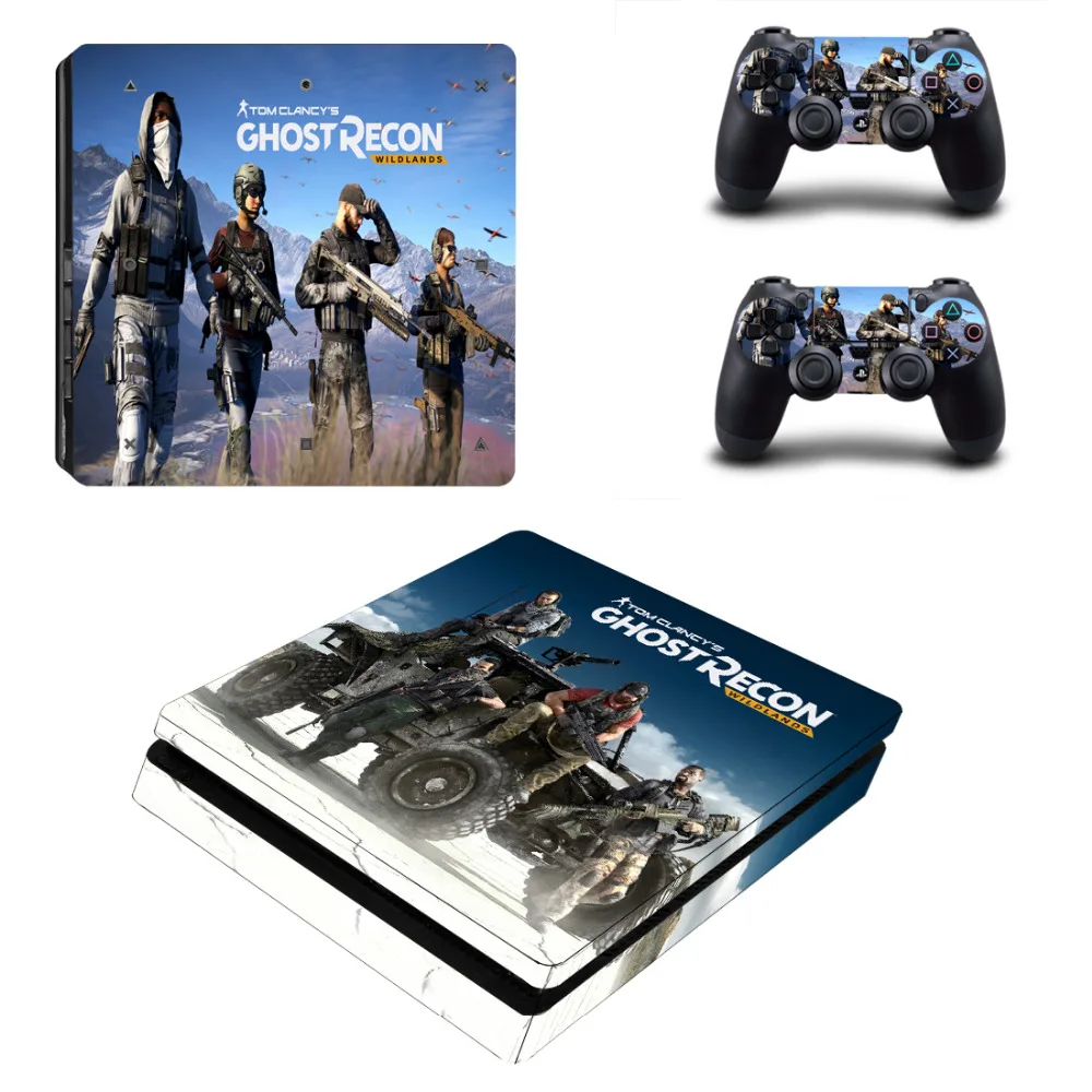 Ghost Recon Wildlands PS4 тонкий переводная картинка наклейка для Sony PlayStation 4 консоли и