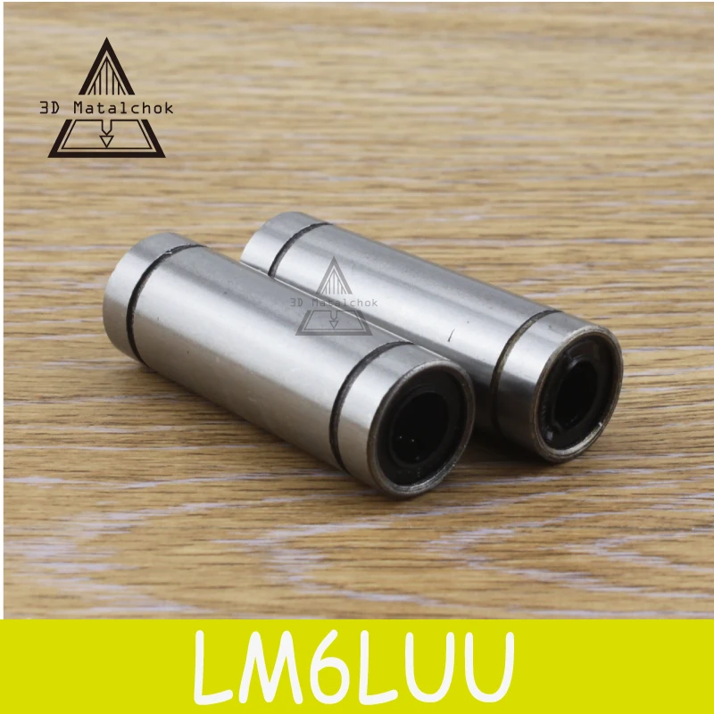 

2pcs 3D printer LM6LUU 6mmx12 mm x35mm 6mm linear ball bearing bushing for linear guide rod shaft CNC parts FOR Ultimaker 2
