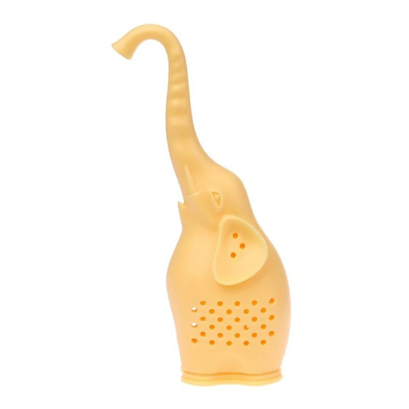 Кофе Чай Stainer многоразового использования милый слон Infuser свободный фильтр