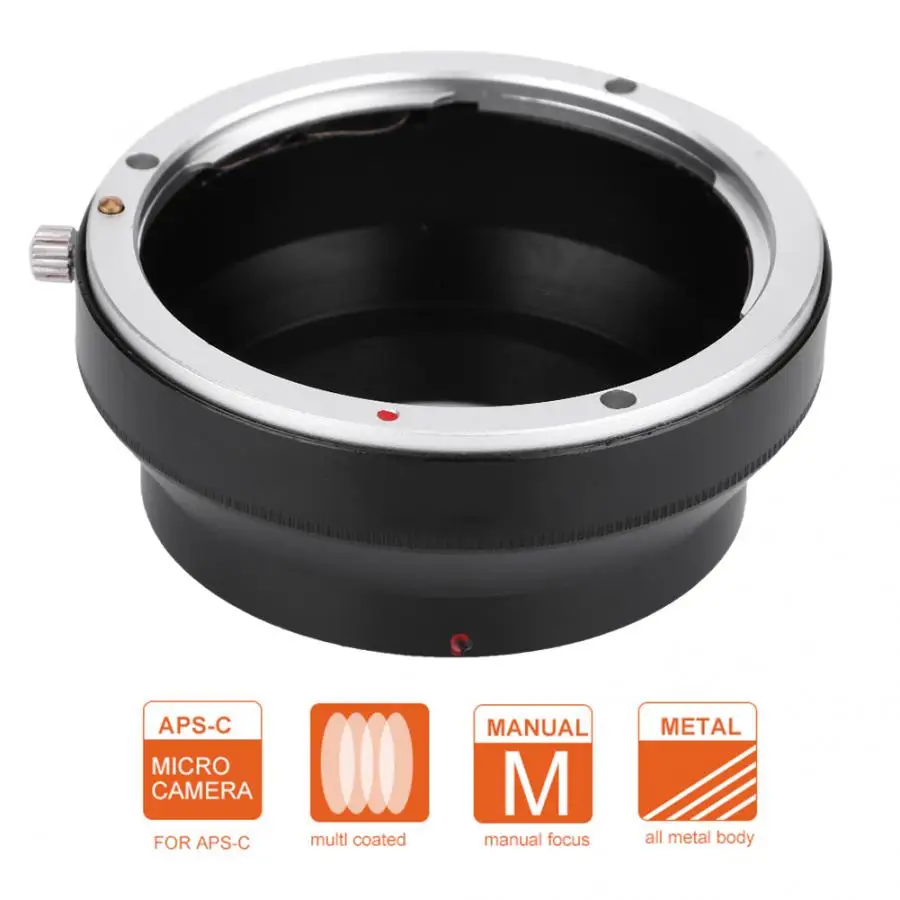 Адаптер для объектива камеры из алюминиевого сплава EOS к Fujifilm FX Mount DSLR Camera
