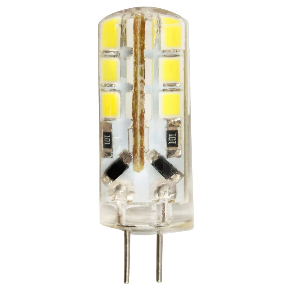 1 упаковка G4 лампы 24 SMD 2835 супер яркий светодиодный светильник AC/DC 12V 6W лампа