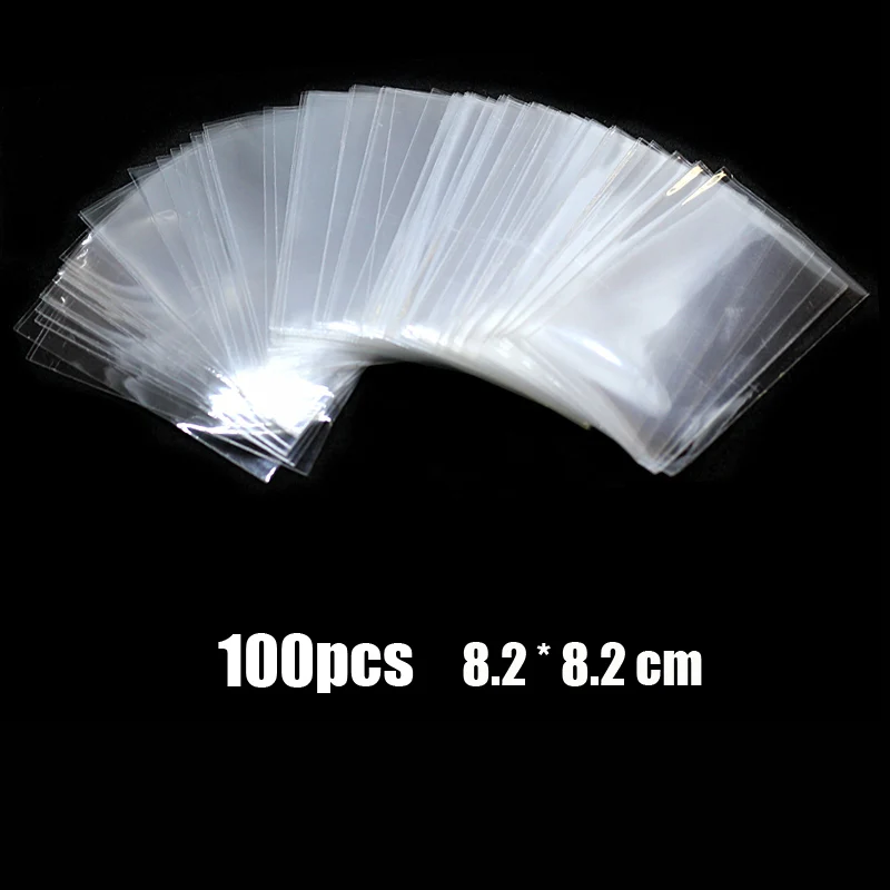 82x82mm 100 шт./лот, карточные рукава, Волшебная настольная игра, таро, три царства, покерные карты, защита для настольной игры, карточные рукава - Цвет: 82x82mm
