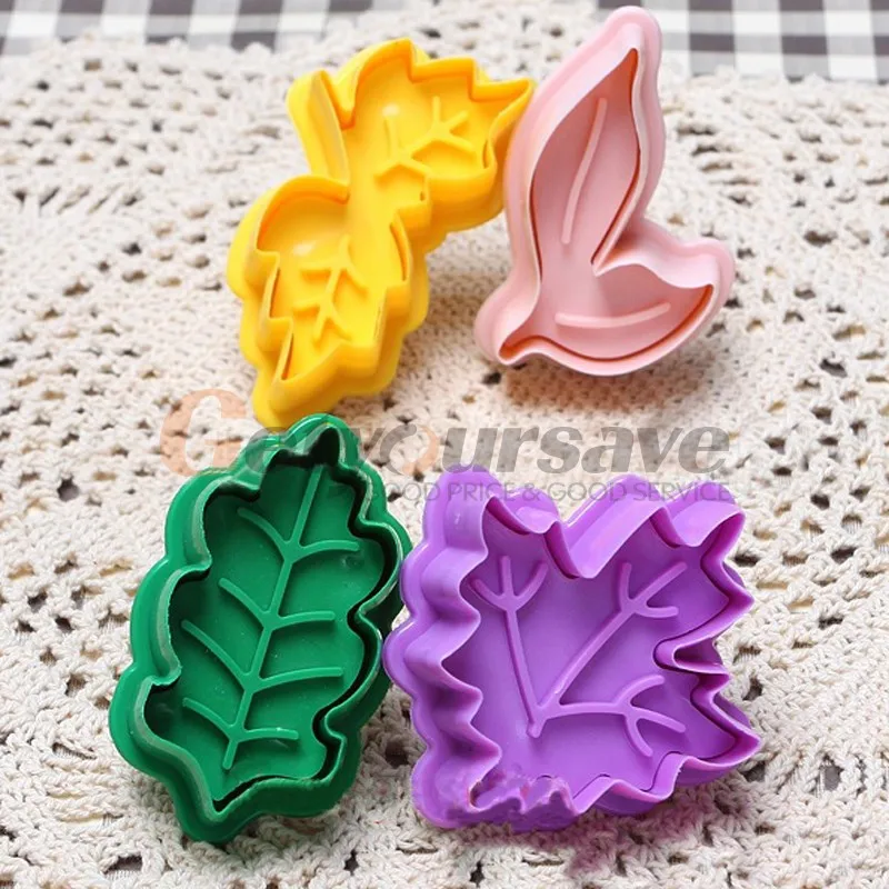 4 шт. осенний кленовый лист печенья резак выпечки бисквит мастика помадка торт