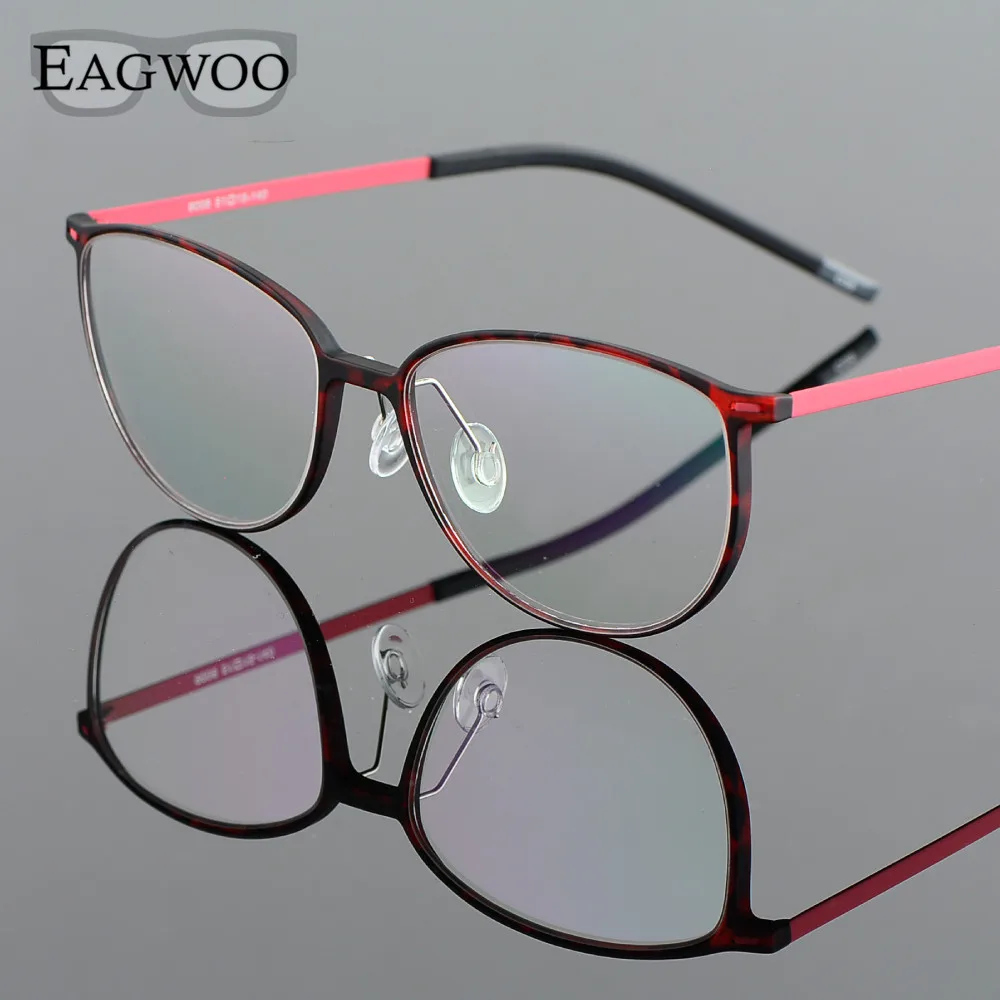 Очки EAGWOO EMS из чистого титана очки для девочек и мальчиков с полной оправой