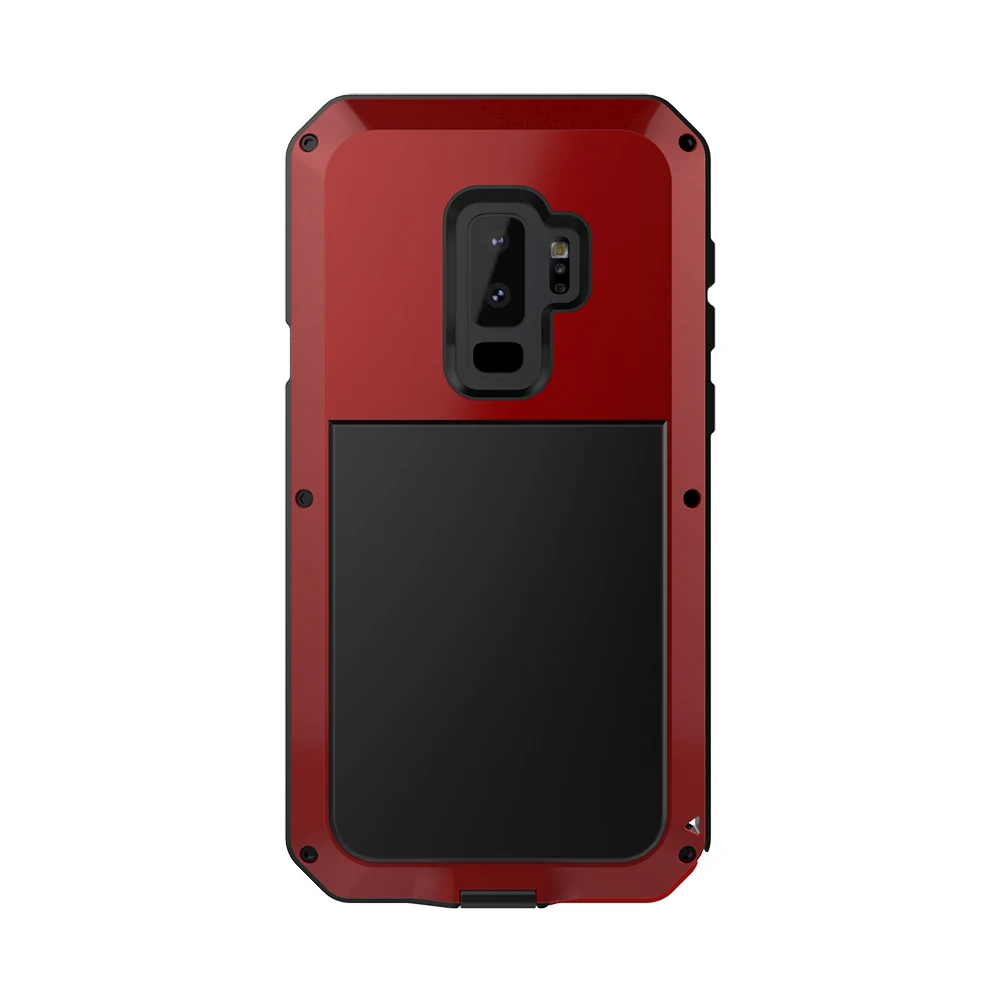 Classic Luxury Glossy Metal Armor Heavy Duty Protection For Samsung S9Plus for Military Shockproof Case |
