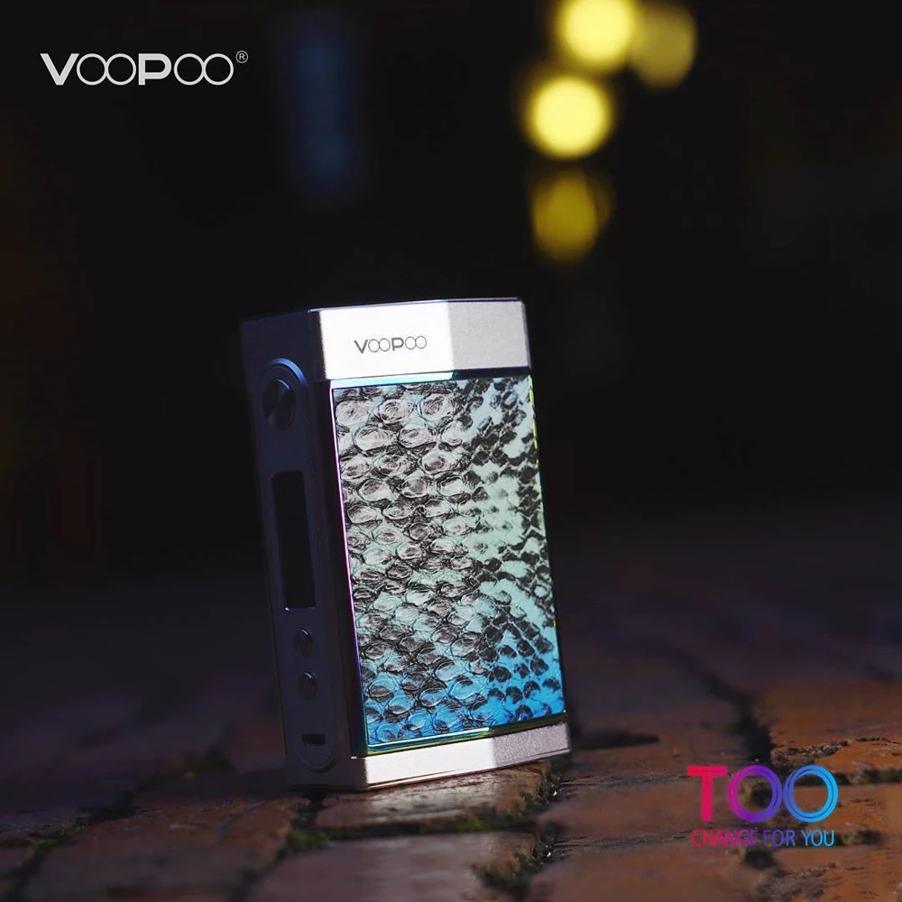 Оригинал VOOPOO TOO 180 Вт TC Box MOD GENE Chip питание от одного двойного 18650 батареи Vaper