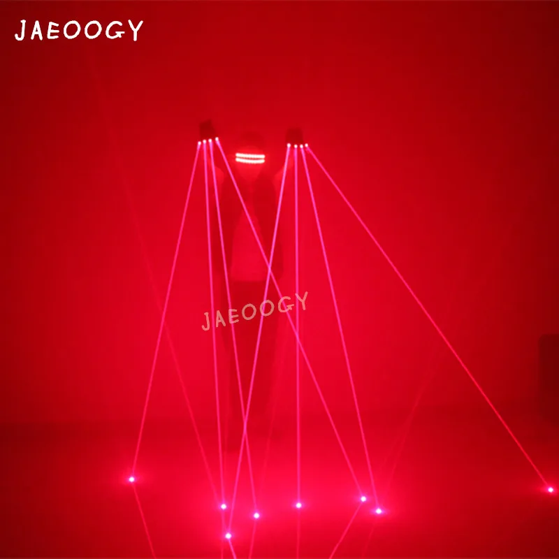 Лазерные перчатки красные люминесцентсветодиодный очки для бара ночного клуба
