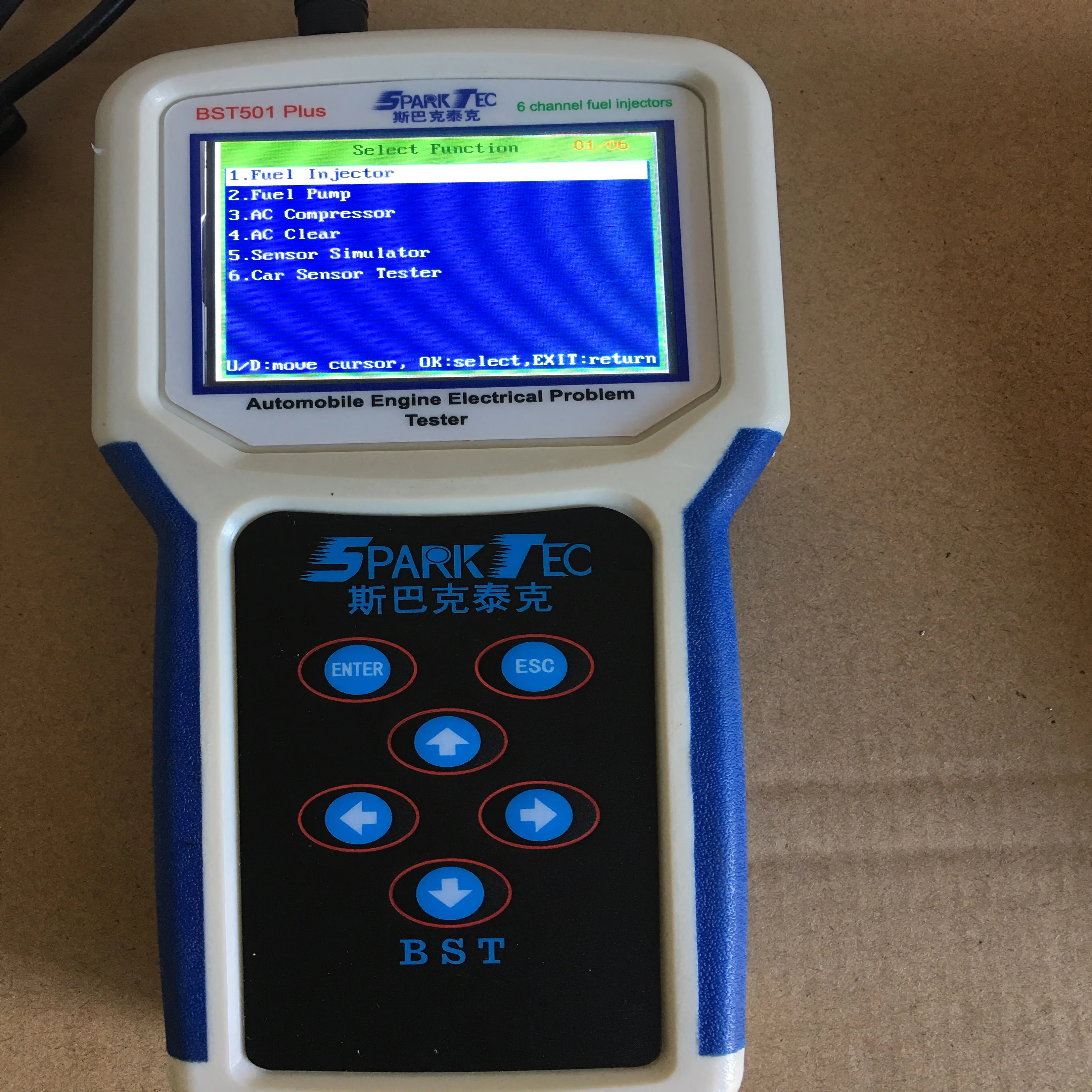 BST501 Plus-тестер электрических проблем автомобильного двигателя (тестовые датчики