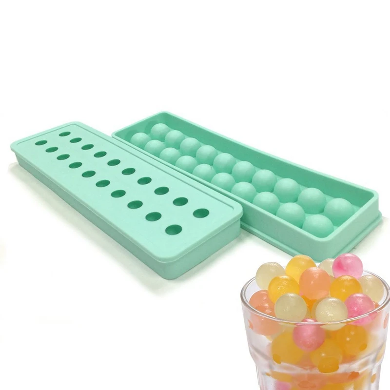 

1PCS 20 Holes Silicone Ice balls Forms For Ice Cream Silicone Ice Cube Trays Silicone Trays Ball Maker Mold Cubes TW-011