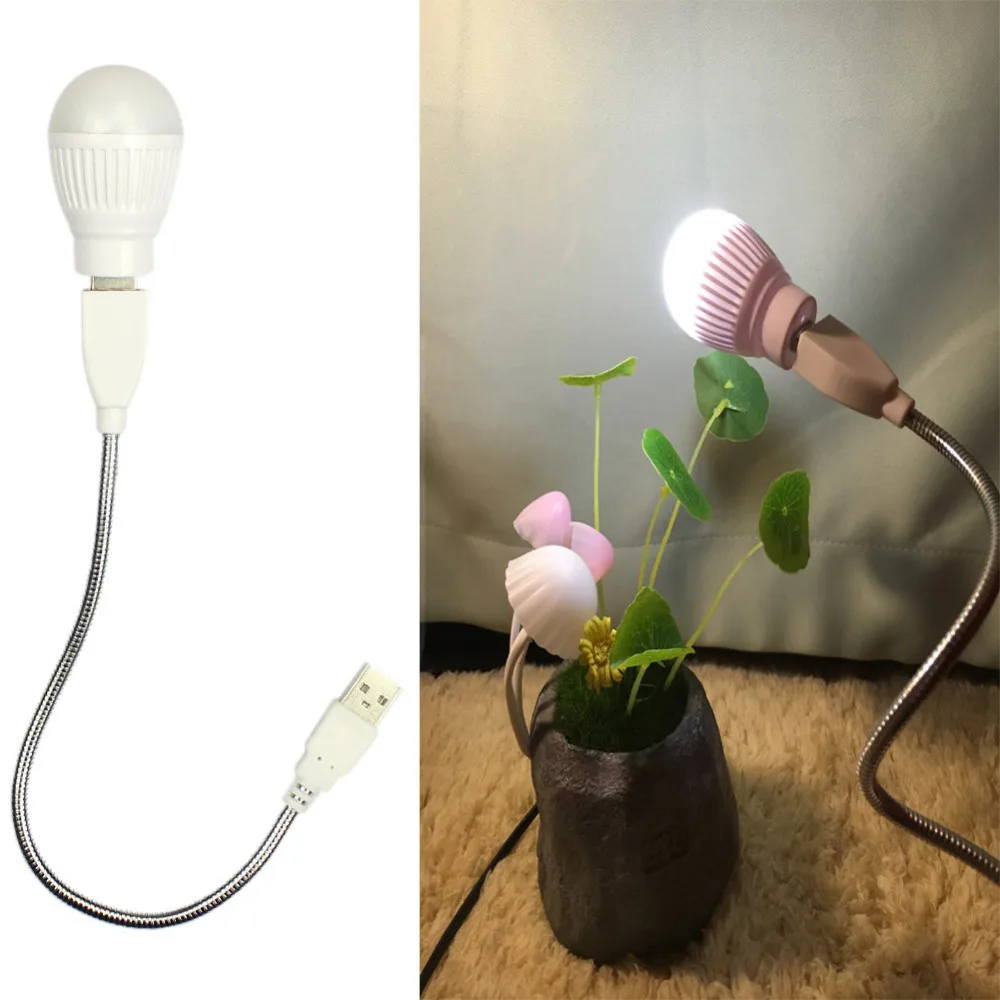Светодиодная лампа для ночного освещения лампочка USB настольная компьютера