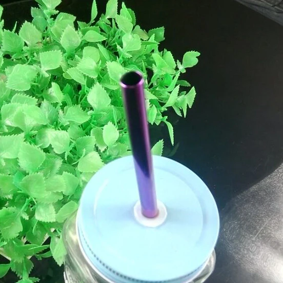 1 шт./лот металлические алюминиевые соломинки для напитков/21 дюйма длина 24 см