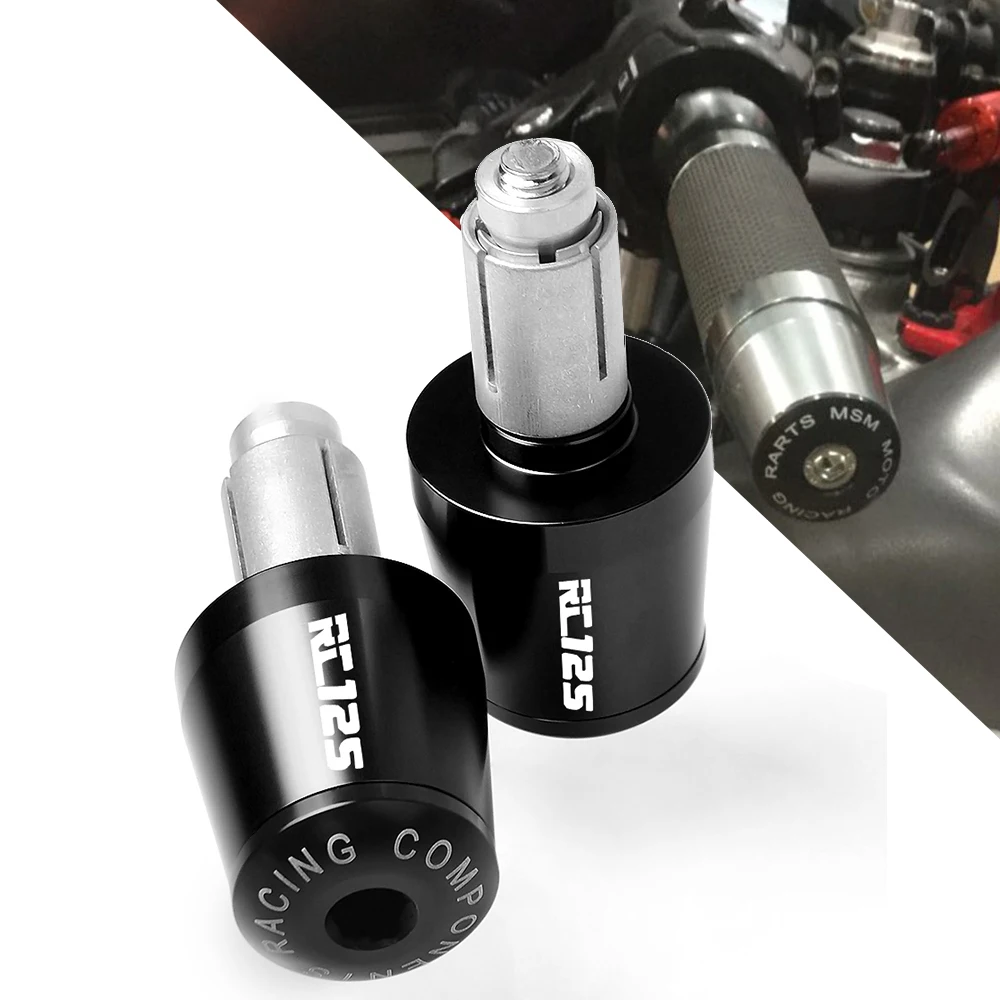 

Motorcycle Accessories Handlebar Gear Balanced Plug Slider Motorbike CNC Grips Caps For RC125 RC 120 2014 2015 2016 2017