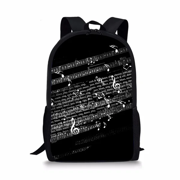INSTANTARTS Мода пианино клавиатура принт Мальчики Девочки Школьные сумки повседневные Lap-top средняя школа студентов рюкзак детский школьный рюкзак - Цвет: CC5268C