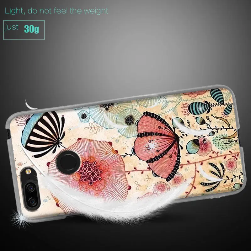 Luxury Silicone Soft TPU Back Case for Lenovo S5 K520 Full Protective Cartoon Painted Cover K 520 Cases 5.7inch |