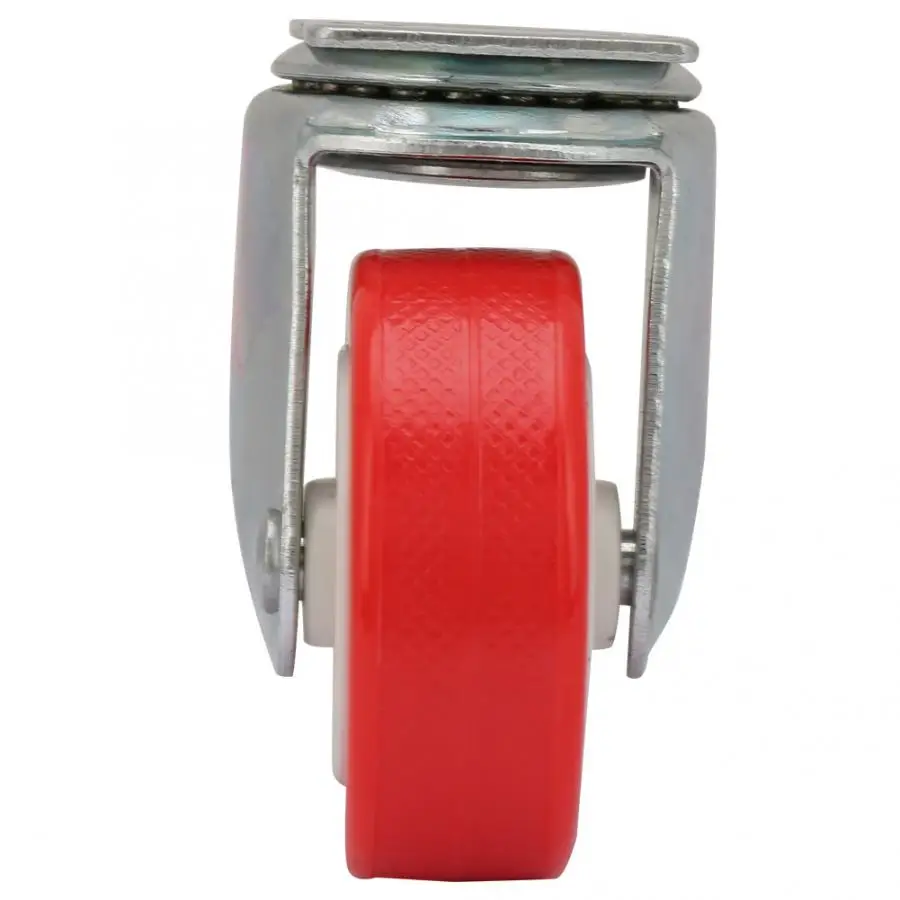 4 шт 2 дюймовый шарнир верхняя плита с капюшоном ролики ПВХ колеса для Мебели