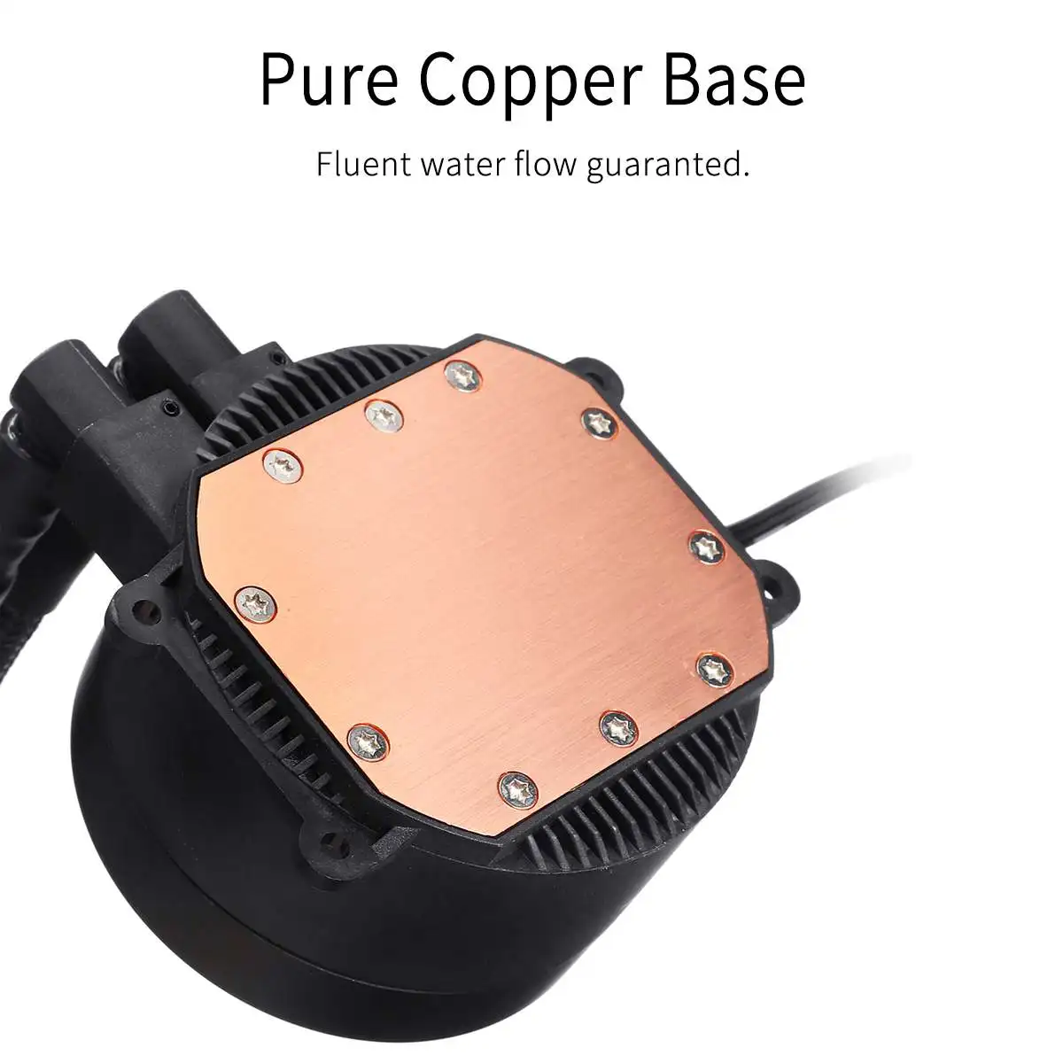 120 мм/240 мм 4Pin PWM RGB светодиодный кулер для процессора, кулер для воды, интегрированный кулер для процессора, вентилятор охлаждения радиатора для Inter LGA115x 2011 1366 AMD