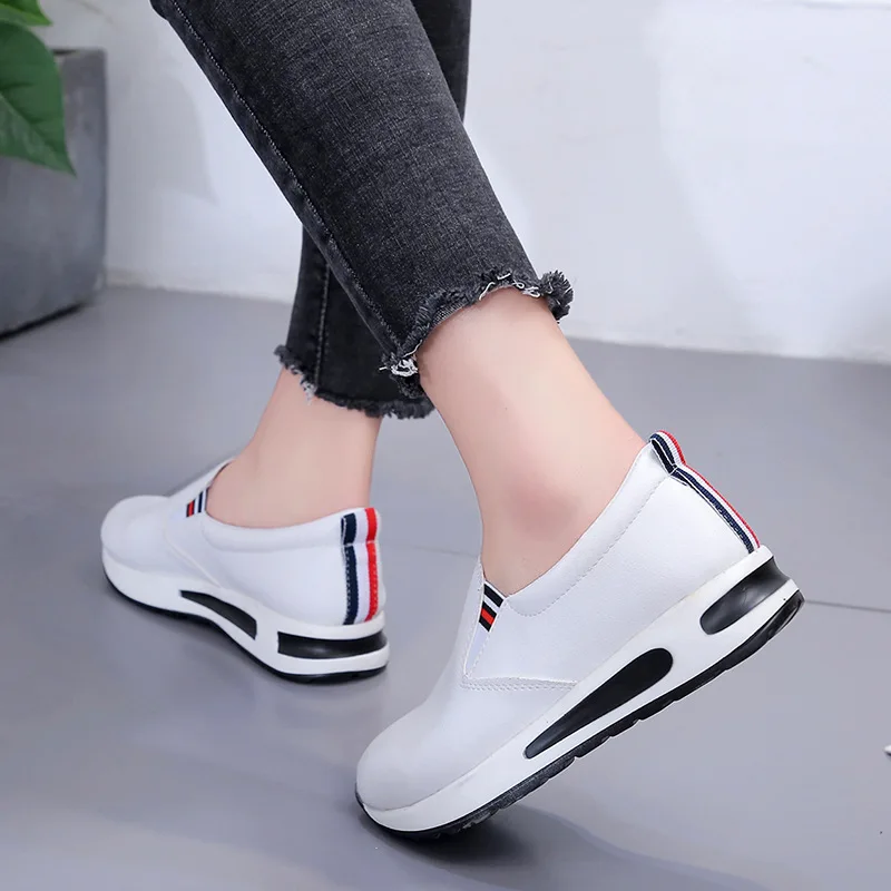 Koovan/толстая подошва обувь 2020 Новинка весны новая Женская Спортивная