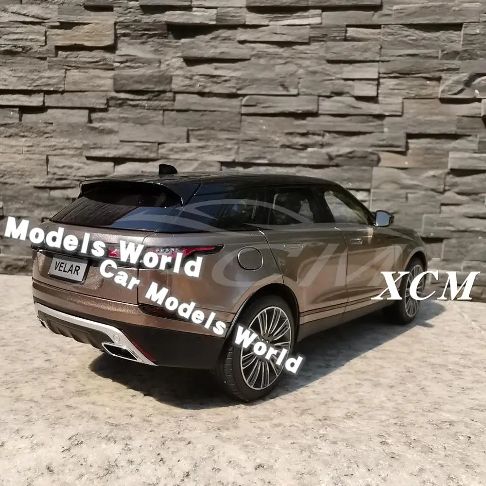 Литая модель автомобиля для LCD Velar 1:18 (бронзовый/коричневый) + небольшой