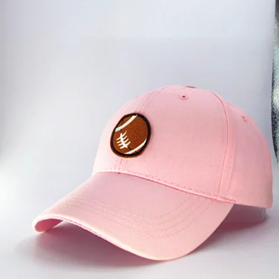 pink Бейсбольная Кепка с вышивкой для американского футбола, Кепка в стиле хип-хоп, регулируемая бейсболка для мужчин и женщин, 220 - Цвет: pink